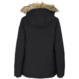 Ladies Cederberg Parka Jacket Black Back